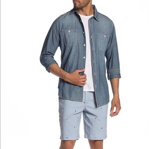 ✨2xHP✨Express Grey Flat Front Sailboat Shorts✨